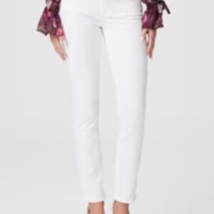 Paige Skyline Ankle Peg Crisp White Denim size 30